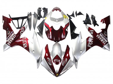 2004-2006 Yamaha YZF 1000 R1 Motorcycle Fairings - Silver Red Fortuna Motul Canada for Sale