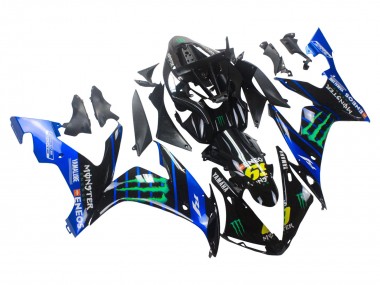 2004-2006 Yamaha YZF 1000 R1 Motorcycle Fairings - Blue Black Yellow Green Monster Yamalube ENEOS 69 Canada for Sale
