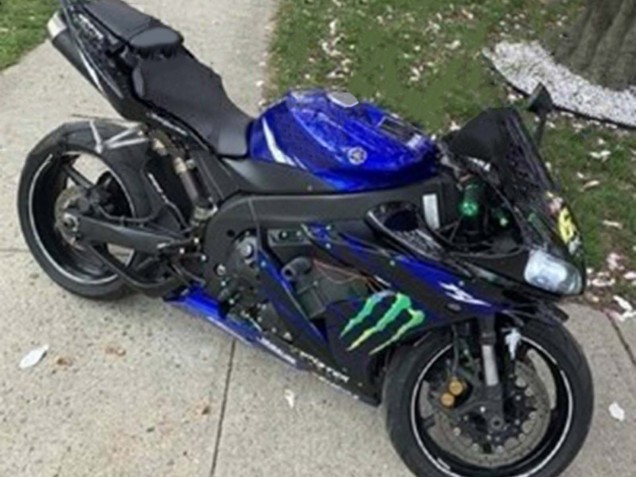 2004-2006 Yamaha YZF 1000 R1 Motorcycle Fairings - Blue Black Yellow Green Monster Yamalube ENEOS 69 Canada for Sale