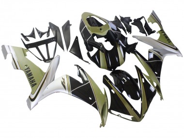 2004-2006 Yamaha YZF 1000 R1 Motorcycle Fairings - Light Gold White Glossy Black Canada for Sale