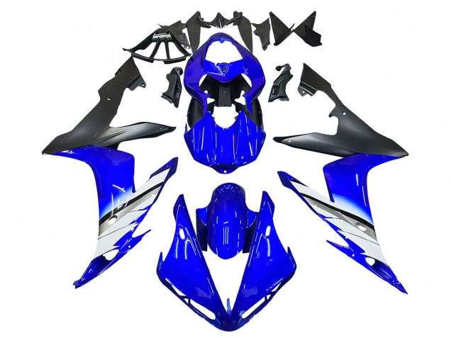 2004-2006 Yamaha YZF 1000 R1 Motorcycle Fairings - Blue White Matte Black Canada for Sale