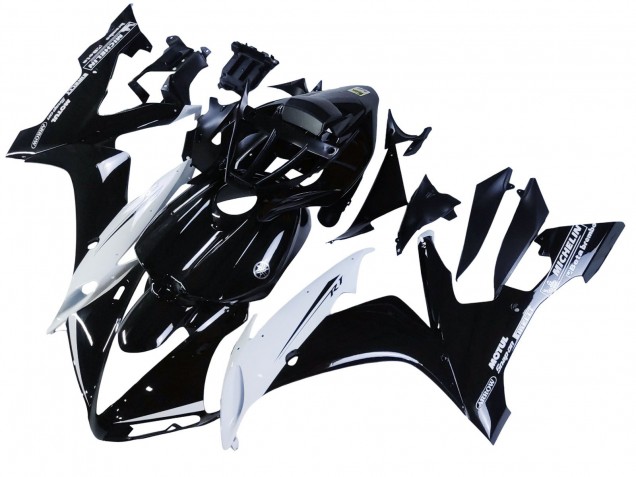 2004-2006 Yamaha YZF 1000 R1 Motorcycle Fairings - Glossy Black White Motul Canada for Sale