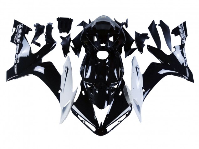 2004-2006 Yamaha YZF 1000 R1 Motorcycle Fairings - Glossy Black White Motul Canada for Sale