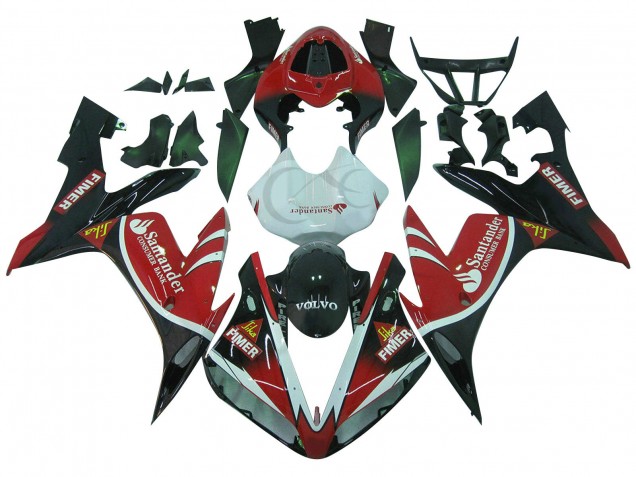 2004-2006 Yamaha YZF 1000 R1 Motorcycle Fairings - Red White Black Green Volvo Jika Fimer Santander Canada for Sale