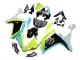 2007-2008 Yamaha YZF 1000 R1 Motorcycle Fairings - Light Blue Lime Green Black Canada for Sale
