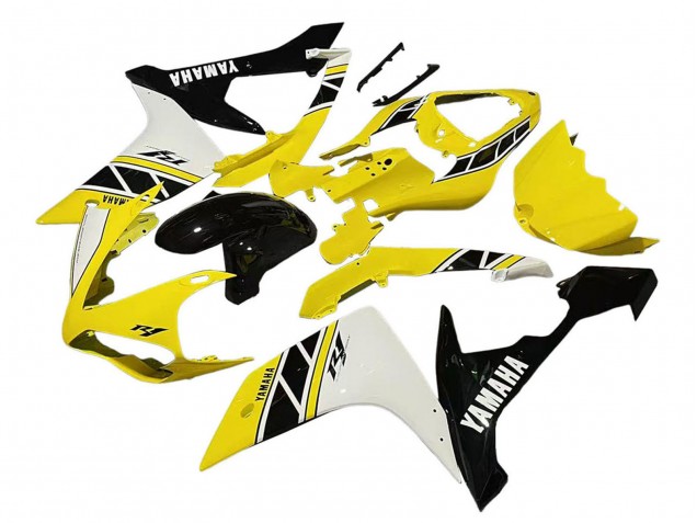 2007-2008 Yamaha YZF 1000 R1 Motorcycle Fairing - Yellow White Black Canada for Sale