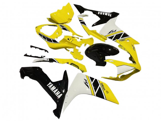 2007-2008 Yamaha YZF 1000 R1 Motorcycle Fairing - Yellow White Black Canada for Sale