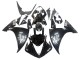 2009-2011 Yamaha YZF 1000 R1 Motorcycle Fairings - Glossy Black White Decal Canada for Sale