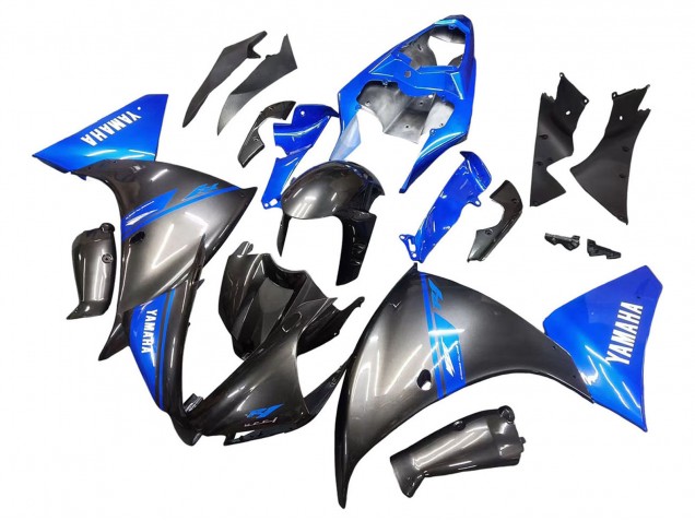 2012-2014 Yamaha YZF 1000 R1 Motorcycle Fairings - Blue Glossy Black Canada for Sale