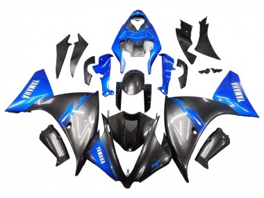 2012-2014 Yamaha YZF 1000 R1 Motorcycle Fairings - Blue Glossy Black Canada for Sale