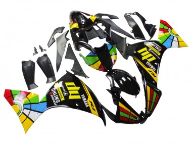 2012-2014 Yamaha YZF 1000 R1 Motorcycle Fairings - Glossy Black Yellow Green Blue Red Color Wheel Canada for Sale