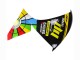 2012-2014 Yamaha YZF 1000 R1 Motorcycle Fairings - Glossy Black Yellow Green Blue Red Color Wheel Canada for Sale