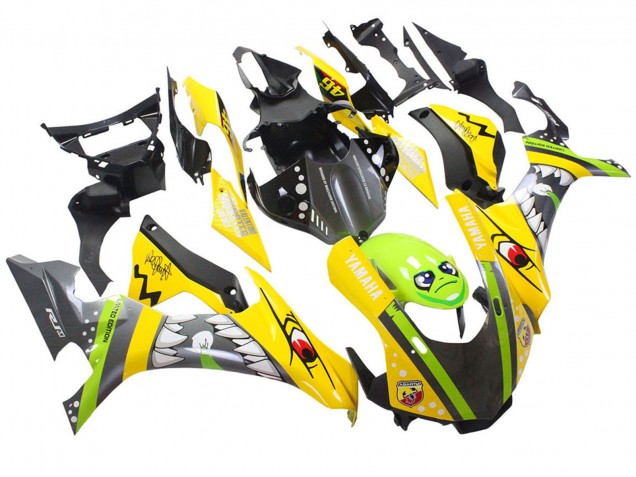 2015-2019 Yamaha YZF 1000 R1 Motorcycle Fairings - Yellow Green Shark Canada for Sale