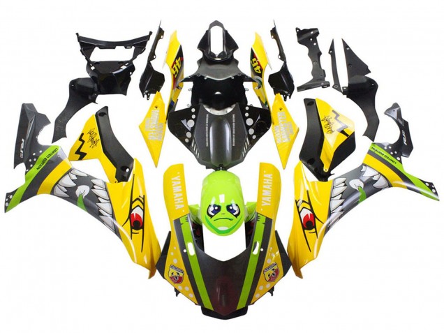 2015-2019 Yamaha YZF 1000 R1 Motorcycle Fairings - Yellow Green Shark Canada for Sale