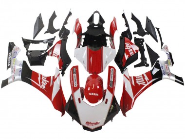 2015-2019 Yamaha YZF 1000 R1 Motorcycle Fairing - White Red Black Milwaukee Canada for Sale
