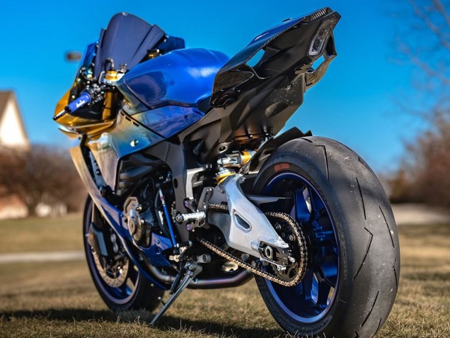 2020-2025 Yamaha YZF 1000 R1 Motorcycle Fairings - Blue Gold Canada for Sale