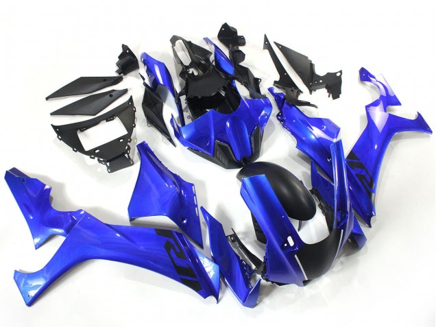 2020-2025 Yamaha YZF 1000 R1 Motorcycle Fairings - Blue Matte Black Canada for Sale