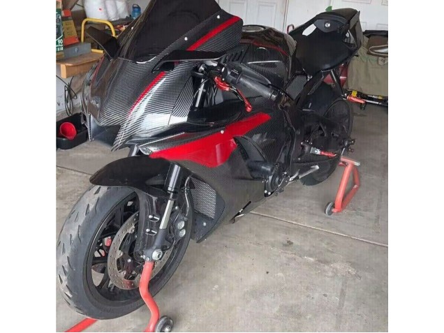 2020-2025 Yamaha YZF 1000 R1 Motorcycle Fairings - Black Carbon Fiber Red Canada for Sale