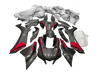2020-2025 Yamaha YZF 1000 R1 Motorcycle Fairings - Black Carbon Fiber Red Canada for Sale