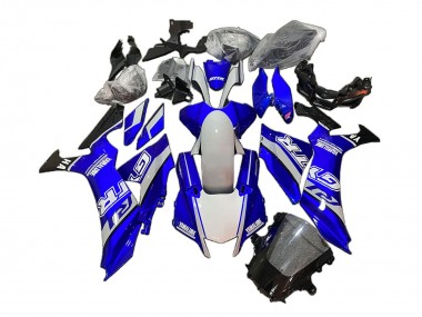 2020-2025 Yamaha YZF 1000 R1 Motorcycle Fairings - White Blue Glossy Black GYTR Yamalube Canada for Sale