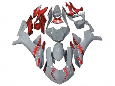2020-2025 Yamaha YZF 1000 R1 Motorcycle Fairings - Nardo Grey Red Canada for Sale
