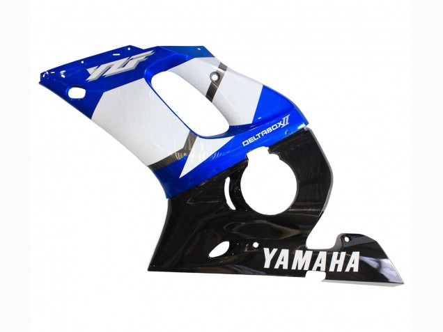1998-2002 Yamaha YZF 600 R6 Motorcycle Fairings - White Blue Glossy Black Canada for Sale