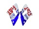 1998-2002 Yamaha YZF 600 R6 Motorcycle Fairings - White Blue Red Fiat 99 Canada for Sale