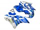1998-2002 Yamaha YZF 600 R6 Motorcycle Fairings - White Blue Neon Yellow Fiat Motul Michelin Canada for Sale
