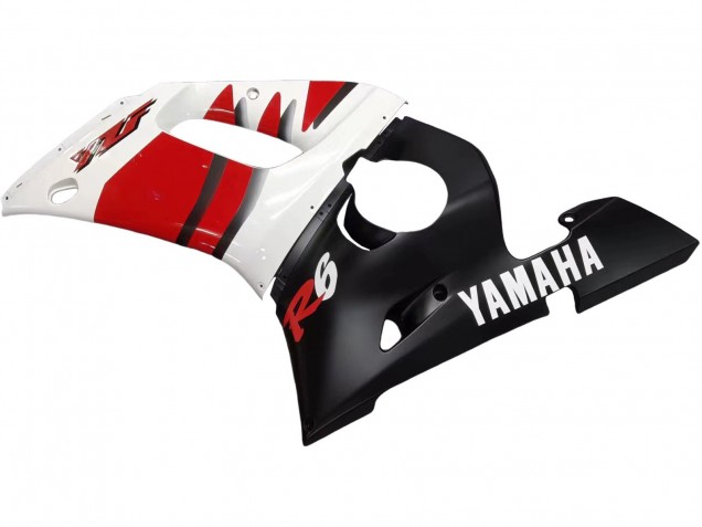 1998-2002 Yamaha YZF 600 R6 Motorcycle Fairings - White Red Glossy Black Canada for Sale