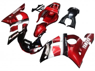 1998-2002 Yamaha YZF 600 R6 Motorcycle Fairings - Red White Glossy Black Canada for Sale