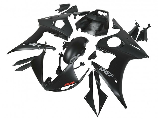 2003-2004 Yamaha YZF R6 Motorcycle Fairings - Matte Black Canada for Sale