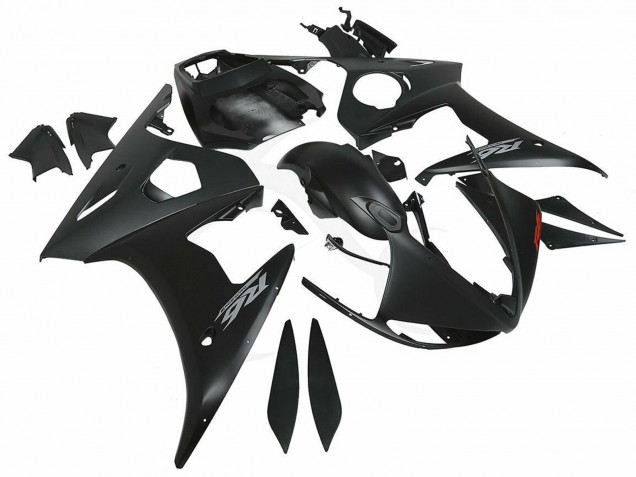 2003-2004 Yamaha YZF R6 Motorcycle Fairings - Matte Black Canada for Sale