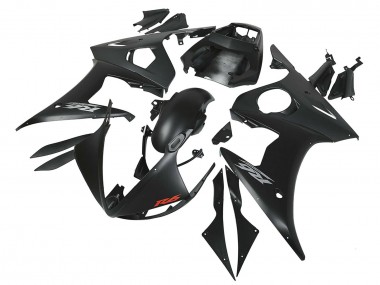 2006-2009 Yamaha YZF R6S Motorcycle Fairings - Matte Black Canada for Sale