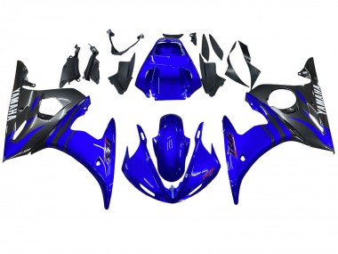 2006-2009 Yamaha YZF R6S Motorcycle Fairings - Blue Black Canada for Sale