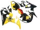 2003-2004 Yamaha YZF R6 Motorcycle Fairings - Yellow Red Glossy Black 46 Canada for Sale