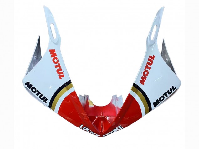 2003-2004 Yamaha YZF R6 Motorcycle Fairings - White Red Lucky Strike Motul Canada for Sale