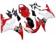 2006-2009 Yamaha YZF R6S Motorcycle Fairing - White Red Glossy Black Canada for Sale