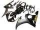 2003-2004 Yamaha YZF R6 Motorcycle Fairings - Glossy Black Matte Black Gold Decals Canada for Sale