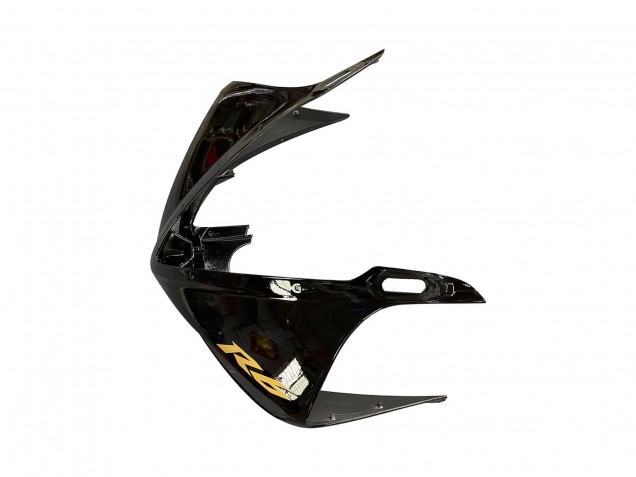 2003-2004 Yamaha YZF R6 Motorcycle Fairings - Glossy Black Matte Black Gold Decals Canada for Sale