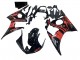 2003-2004 Yamaha YZF R6 Motorcycle Fairing - Glossy Black Red Canada for Sale