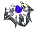 2006-2009 Yamaha YZF R6S Motorcycle Fairings - Blue Matte Black Canada for Sale