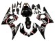 2003-2004 Yamaha YZF R6 Motorcycle Fairings - Glossy Black Red White Lucky Strike Motul Canada for Sale