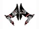 2006-2009 Yamaha YZF R6S Motorcycle Fairings - Glossy Black Red White Lucky Strike Motul Canada for Sale