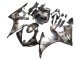2003-2004 Yamaha YZF R6 Motorcycle Fairings - Grey Matte Black Geometric Canada for Sale