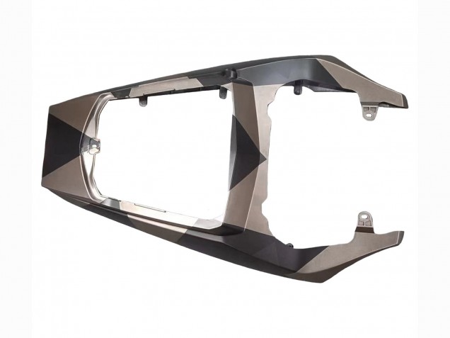 2003-2004 Yamaha YZF R6 Motorcycle Fairings - Grey Matte Black Geometric Canada for Sale