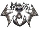 2003-2004 Yamaha YZF R6 Motorcycle Fairings - Grey Matte Black Geometric Canada for Sale