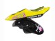 2003-2004 Yamaha YZF R6 Motorcycle Fairings - Yellow Pink Glossy Black Rossi Repsol 46 Canada for Sale