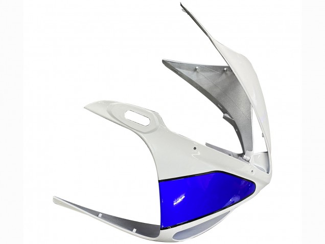 2006-2009 Yamaha YZF R6S Motorcycle Fairings - White Blue GYTR Canada for Sale