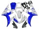 2006-2009 Yamaha YZF R6S Motorcycle Fairings - White Blue GYTR Canada for Sale