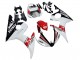 2006-2009 Yamaha YZF R6S Motorcycle Fairings - White Red Glossy Black Motul Canada for Sale